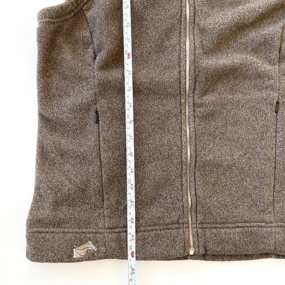 Irideon Brown Fleece Riding Vest Large USA Made